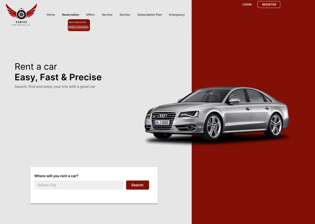 Car Rental Design